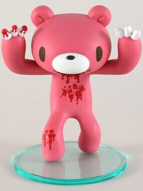 Vintage Kidrobot Gloomy Bear Threat Edition 5" Vinyl Figure Mori Chack Pink S